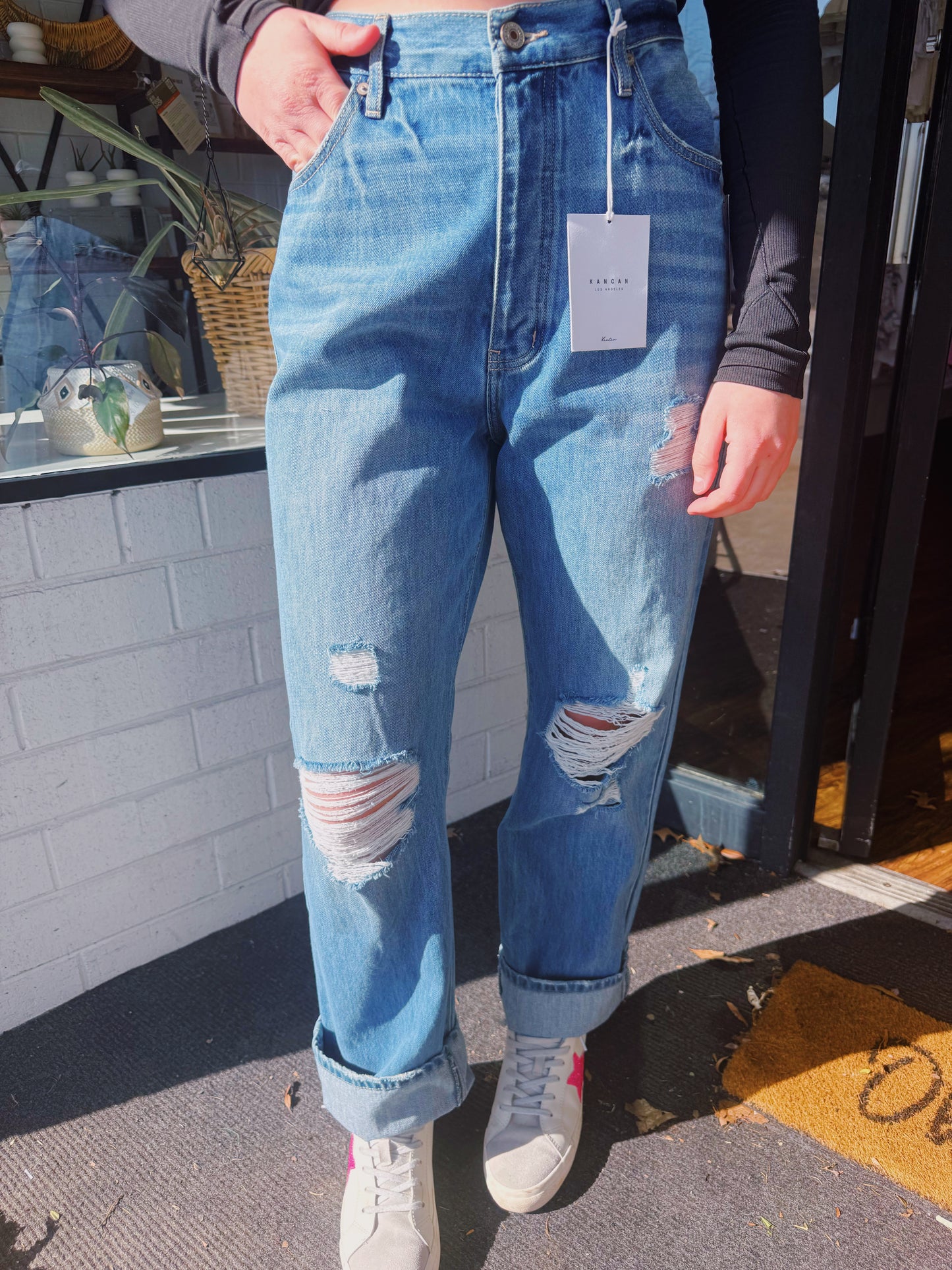 HIGH RISE 90’S STRAIGHT JEANS