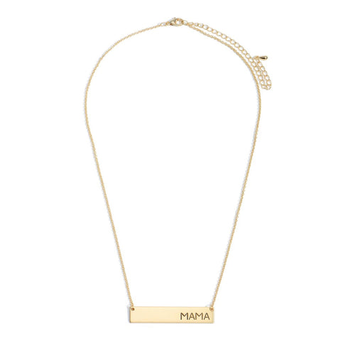 Gold MAMA necklace