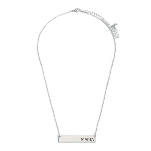 Silver MAMA necklace