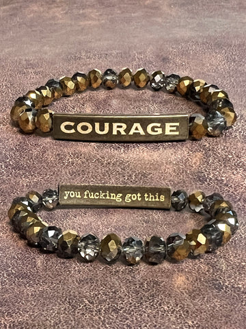 Inspiration Bracelets-Courage