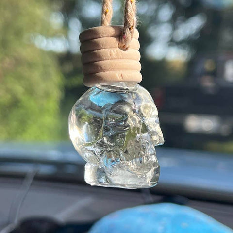 Volcano Hanging Skull Car Freshener Diffuser