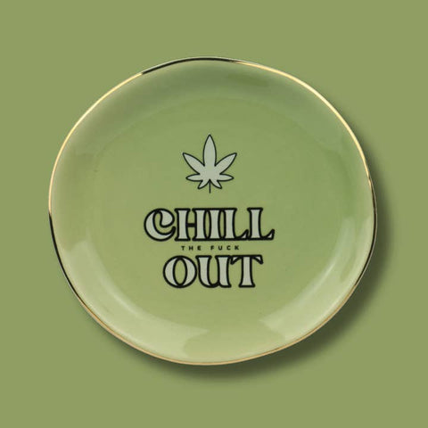 Chill the F*ck Out - Round Trinket Tray