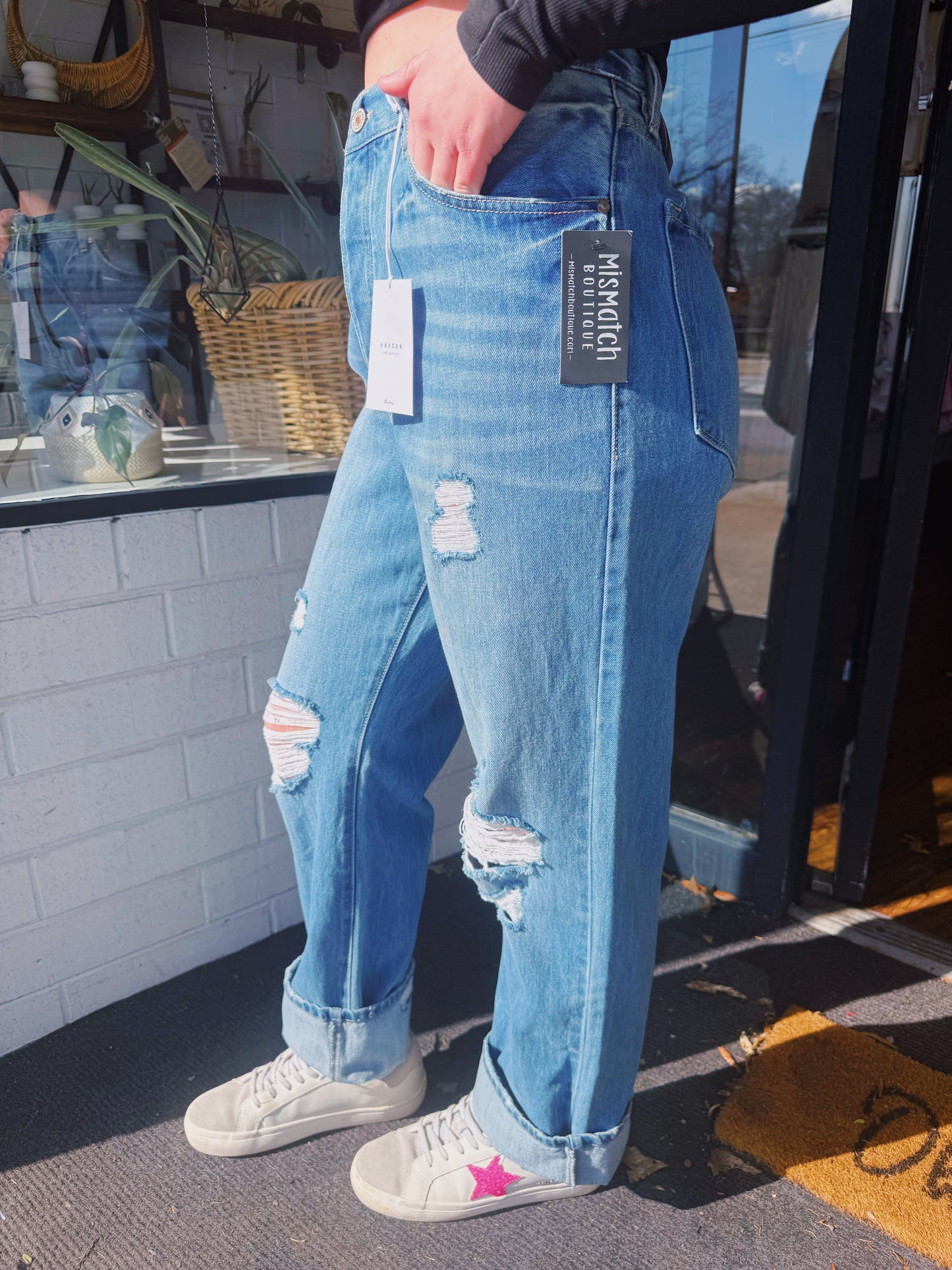 HIGH RISE 90’S STRAIGHT JEANS