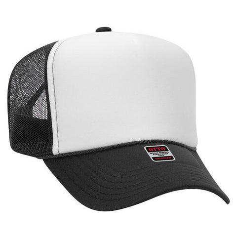 Otto Trucker Hat, Black / White