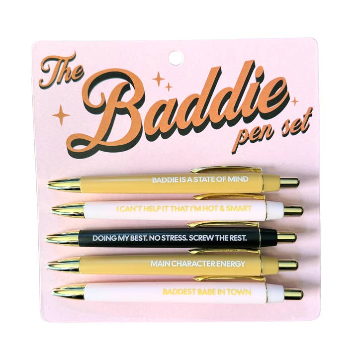 "The Baddie" Pen Set